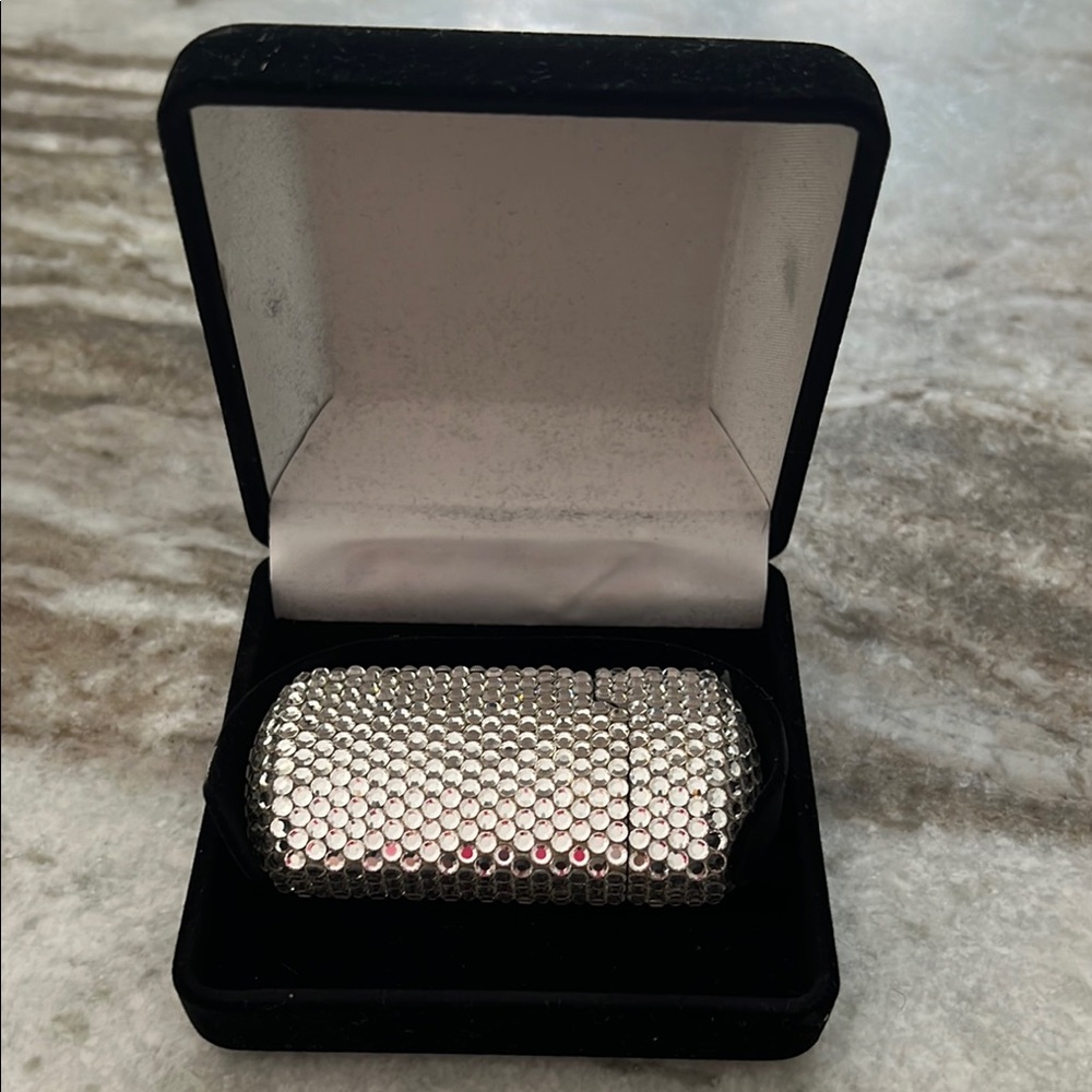 Minifold by EyeMagine +2.5 Fold up Readers in Rhinestone/crystal Carry Case $275 - Picture 2 of 8